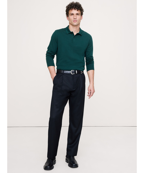 ポロシャツ Luxury-Touch ロングスリーブ メンズ : ZOZOTOWN Yahoo!店