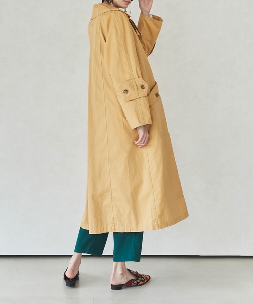 「LA BELLE ETUDE」 「belle vintage」トレンチコート FREE カーキ レディース_画像5