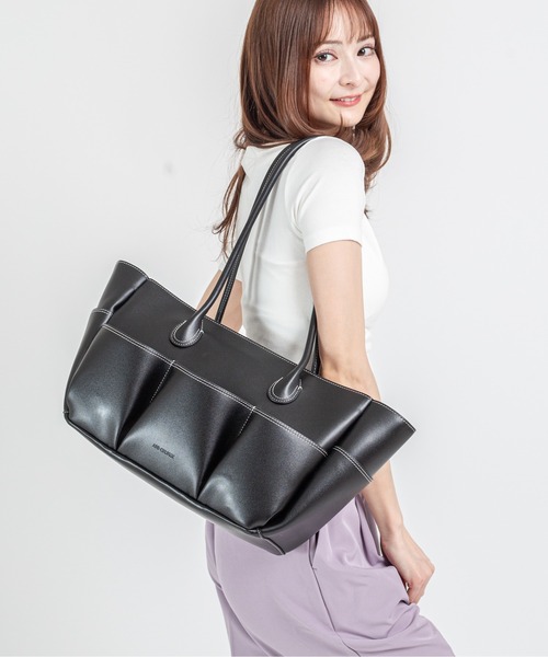 トートバッグ 「ADD CULUMN/アドカラム」横長トートバッグ　PORTION M レディース メンズ_4