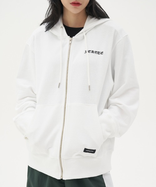 「FEKETE」 ジップアップパーカー FREE ブラック メンズ_画像3