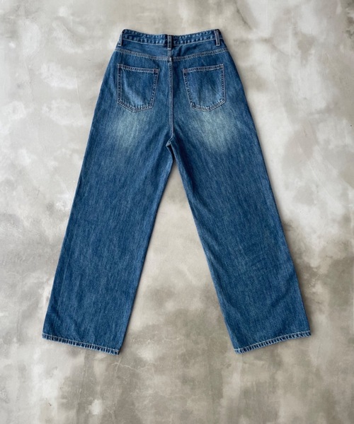 「SHAGGIE」 デニムパンツ X-SMALL ネイビー レディース_画像2