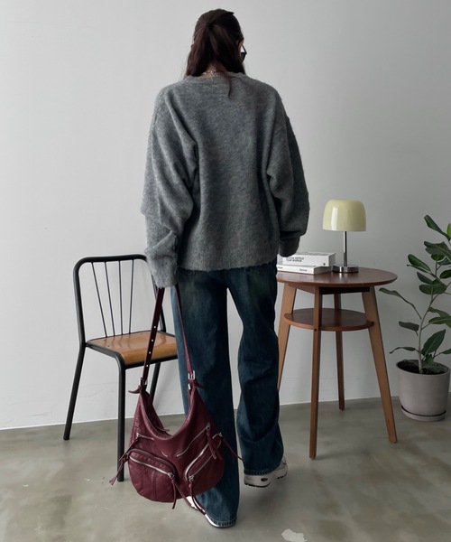 「SHAGGIE」 デニムパンツ X-SMALL ネイビー レディース_画像8
