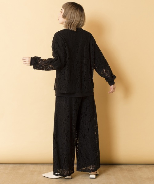 「OSMOSIS」 「loaf」イージーパンツ ONE SIZE グリーン レディース_画像6