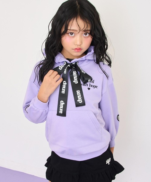 ANAP kids（アナップキッズ） ビッグリボン フーディー スウェット