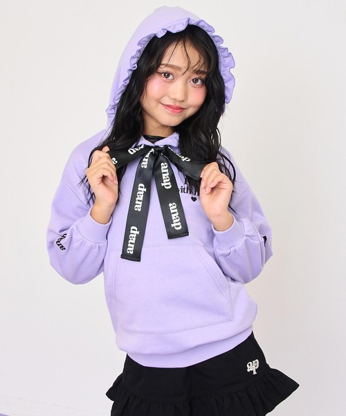 ANAP kids（アナップキッズ） ビッグリボン フーディー スウェット