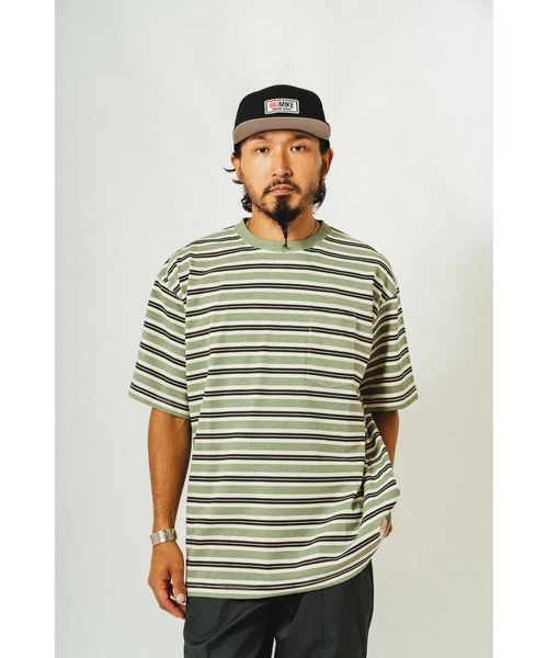 「BIG MIKE」 半袖Tシャツ LARGE ベージュ系その他 メンズ_画像2