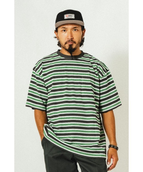 「BIG MIKE」 半袖Tシャツ LARGE ベージュ系その他 メンズ_画像5
