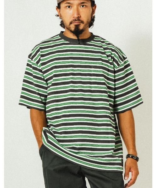 「BIG MIKE」 半袖Tシャツ LARGE ベージュ系その他 メンズ_画像7