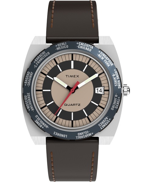TIMEX（タイメックス） 腕時計 Q Timex 1972 World Time 腕時計 TX