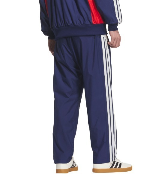 adidas（アディダス） パンツ ルーズフィット カラーブロック メッシュ