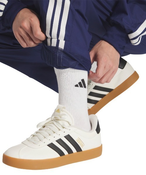 adidas（アディダス） パンツ ルーズフィット カラーブロック メッシュ