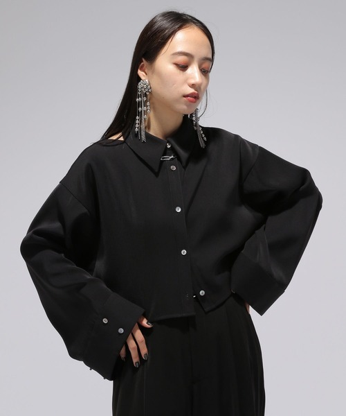 「HARE」 長袖シャツ FREE ブルー レディース_画像2