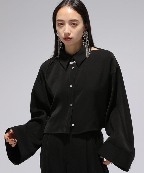 「HARE」 長袖シャツ FREE ブルー レディース_画像3