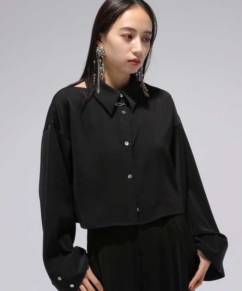 「HARE」 長袖シャツ FREE ブルー レディース_画像4