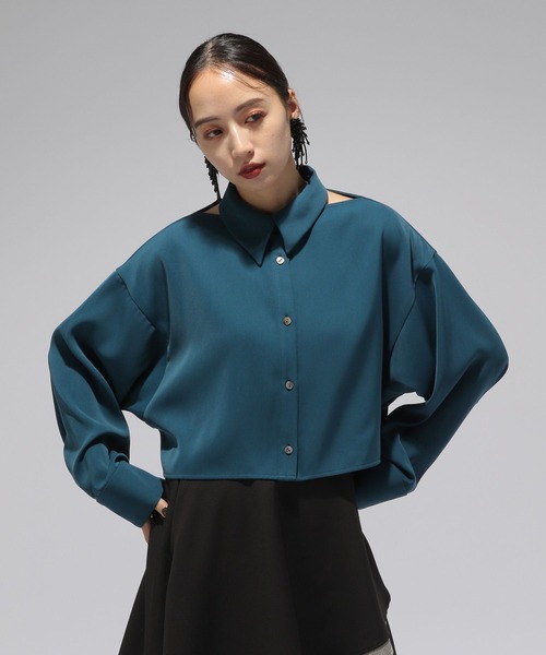 「HARE」 長袖シャツ FREE ブルー レディース_画像5