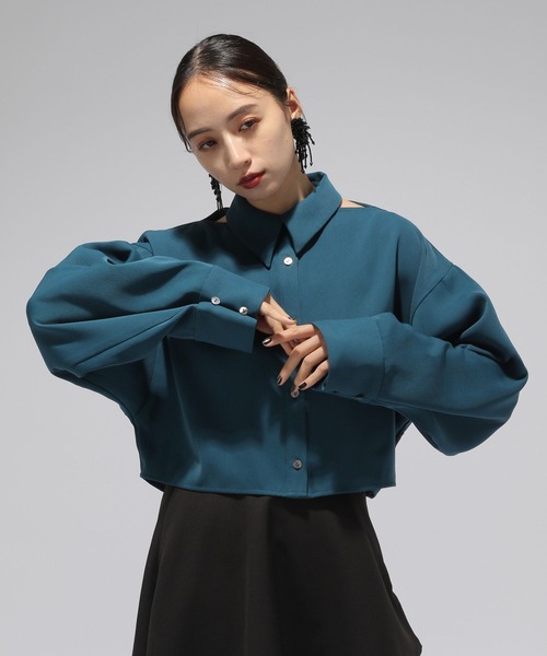 「HARE」 長袖シャツ FREE ブルー レディース_画像6