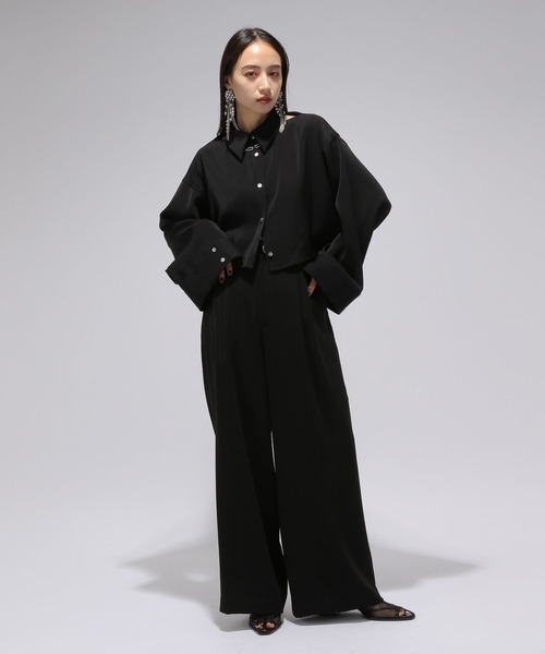 「HARE」 長袖シャツ FREE ブルー レディース_画像9