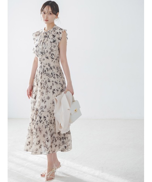 【SNIDEL  】今季新作 ニットフリルワンピース SNIDEL 2023 AUTUMN COLLECTION 】クラシカルレディなニットワンピや