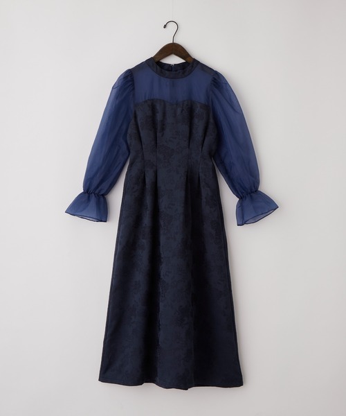 「forksy.」 長袖ワンピース FREE ブラック レディース_画像5