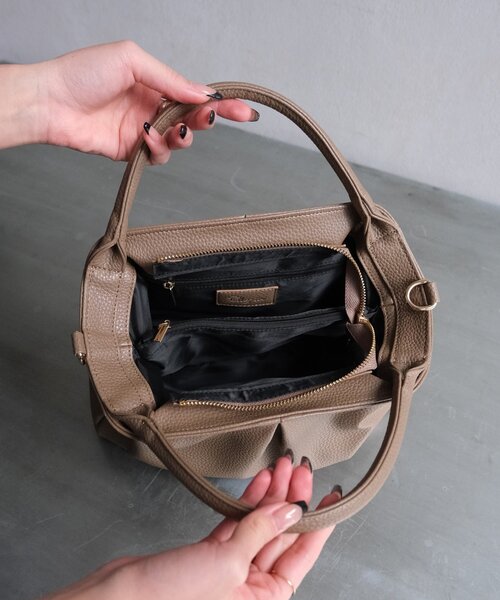 ボストンバッグ 「ITAMI企画」タックミニボストンBAG レディース | Chez toi | 22