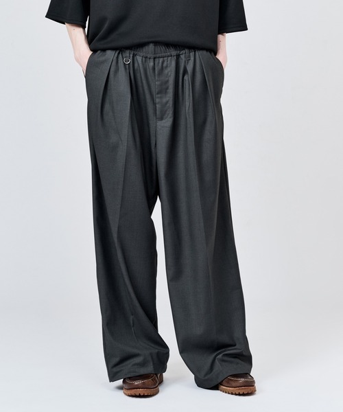 WETTEMPT ワイドパンツ スラックス 2 TUCK EASY WIDE ASSORT SLACKS