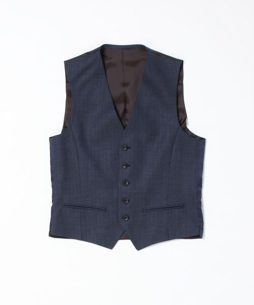 「Perfect Suit FActory」 3ピーススーツ A5 ネイビー メンズの画像