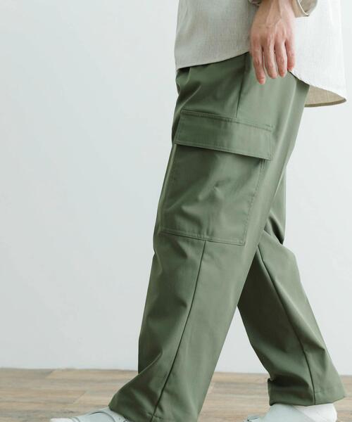 「ITEMS URBANRESEARCH」 カーゴパンツ LARGE カーキ メンズ_画像2