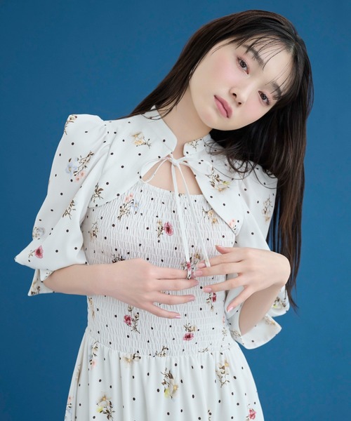 SNIDEL（スナイデル） ワンピース デコルテオープンワンピース