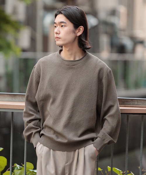 BAYFLOW（ベイフロー） セーター ニット リネンニットプルオーバー