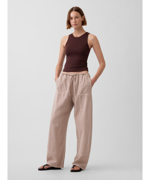 GAP（ギャップ） タンクトップ ノースリーブ クロップド ホルター
