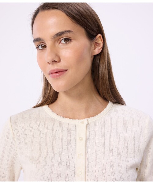 PETIT BATEAU（プチバトー） tシャツ 針抜き半袖Tシャツ レディース