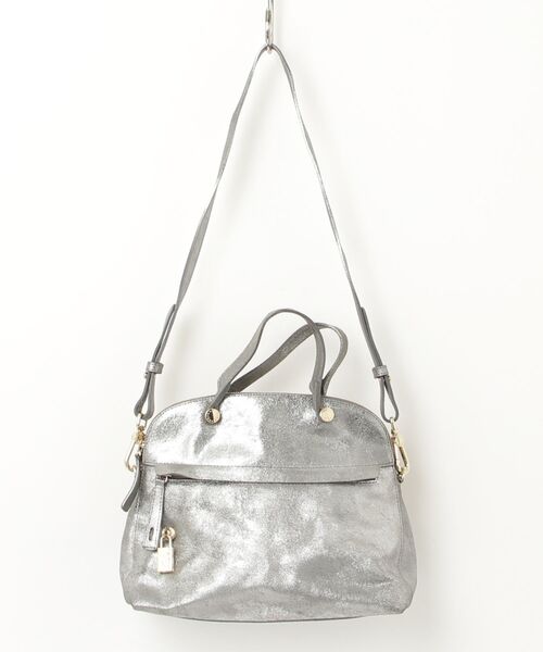 FURLA（フルラ） 2WAYバッグ - シルバー レディース : ZOZOTOWN Yahoo
