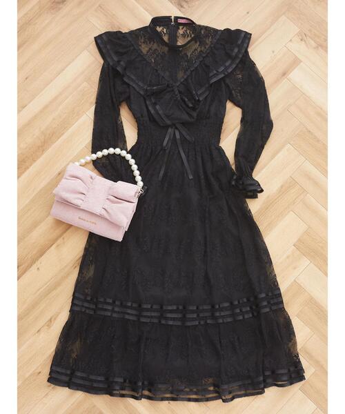 「Maison de FLEUR」 2WAYバッグ FREE ブラック レディース_画像4