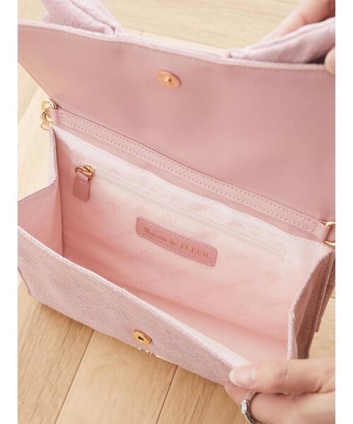 「Maison de FLEUR」 2WAYバッグ FREE ブラック レディース_画像6