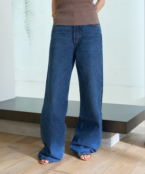 「AGOLDE」 デニムパンツ 25 ブルー レディース_画像5