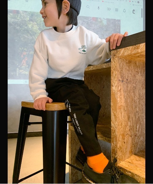 「GROOVY COLORS」 「KIDS」イージーパンツ 120 ブラウン キッズ_画像4