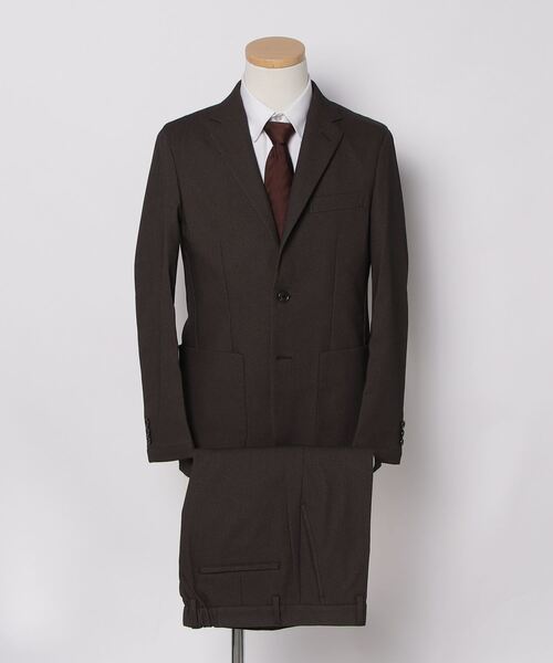 green label relaxing スーツ3点 未使用 M ブラウン green label relaxing（グリーンレーベルリラクシング） スーツ M