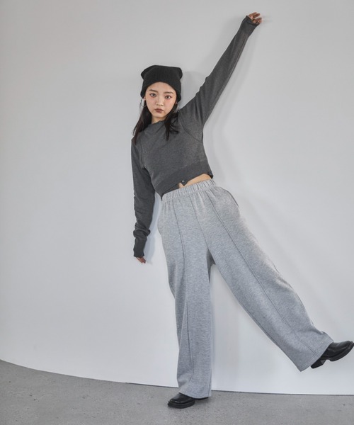「feepur」 カーディガン MEDIUM チャコールグレー レディース_画像8