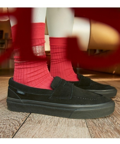 VANS（ヴァンズ） ローファー 4 ブラック メンズ : ZOZOTOWN Yahoo!店