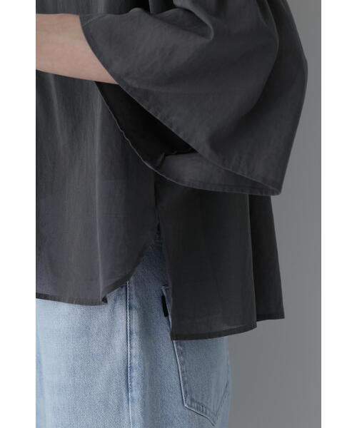 「human woman」 7分袖ブラウス MEDIUM グレー系その他 レディース_画像9