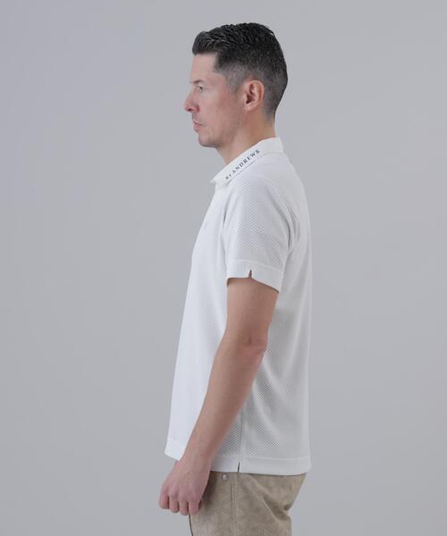 St ANDREWS ポロシャツ 半袖 「St ANDREWS」ビッグメッシュ半袖シャツ 