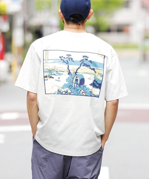 「EKAL」 半袖Tシャツ MEDIUM ライトグレー メンズ_画像2