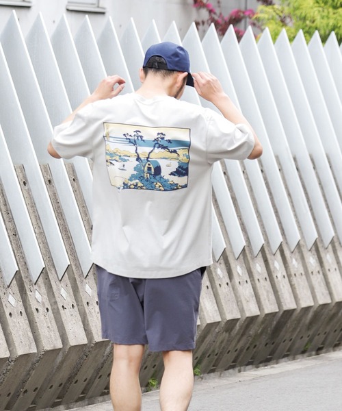 「EKAL」 半袖Tシャツ MEDIUM ライトグレー メンズ_画像4