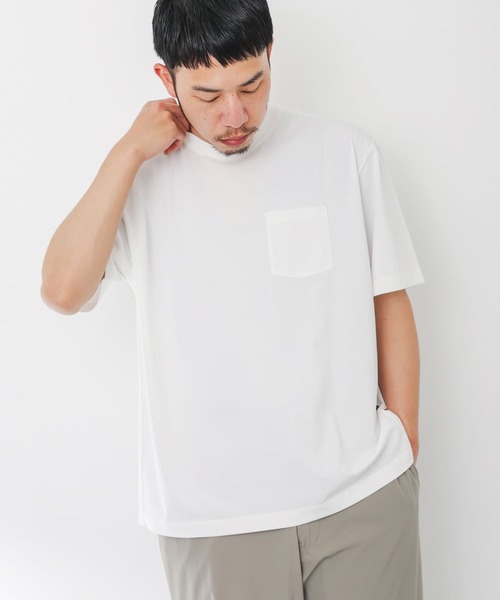 「EKAL」 半袖Tシャツ MEDIUM ライトグレー メンズ_画像6
