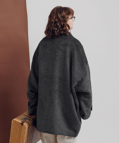 「MUHET」 ジャケット MEDIUM チャコールグレー レディース_画像6