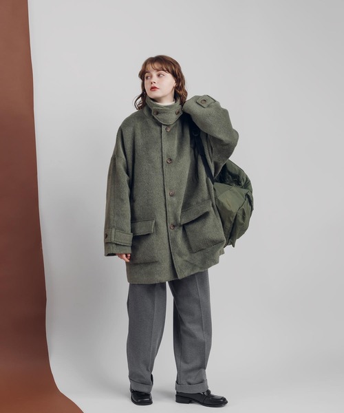 「MUHET」 ジャケット MEDIUM チャコールグレー レディース_画像8
