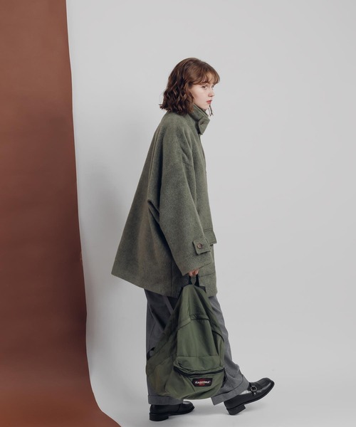 「MUHET」 ジャケット MEDIUM チャコールグレー レディース_画像9