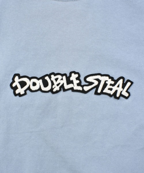 「DOUBLE STEAL」 半袖Tシャツ LARGE ブラック メンズ_画像5