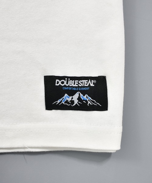 「DOUBLE STEAL」 半袖Tシャツ LARGE ブラック メンズ_画像6