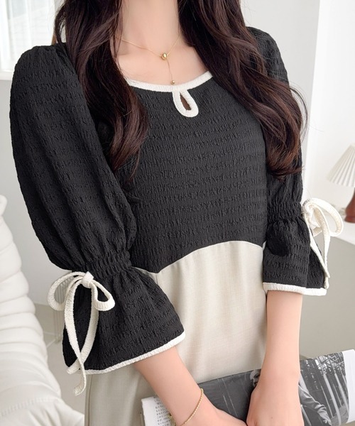 「mily bilet」 ドッキングワンピース SMALL ブラック レディース_画像4